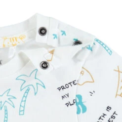 Ensemble En Coton Bio à Imprimé Esprit Savane -Orchestra HLAMA4 BLF 3 X