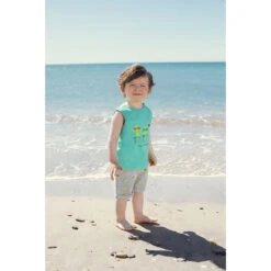 Ensemble Avec Débardeur Et Bermuda Imprimé Cactus Pour Bébé Garçon -Orchestra HLAMBL GRC 10 X