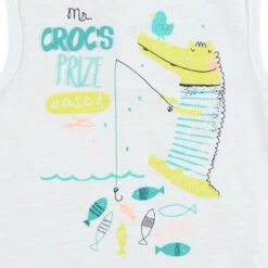 Ensemble Débardeur Et Bermuda Print Crocodile -Orchestra HLAMDC BLA 3 X