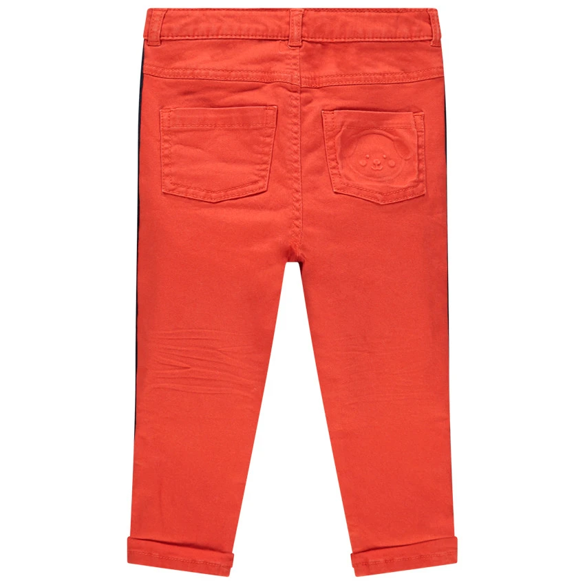 Pantalon En Toile Effet Crinkle à Bandes Sur Les Côtés 2 Pantalon En Toile Effet Crinkle à Bandes Sur Les Côtés – Image 2