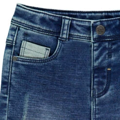 Jean En Denim Effet Used Avec Poche Printée Pour Bébé Garçon -Orchestra HLAME4 BLM 3 X