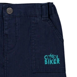 Bermuda En Toile à Broderie Contrastée Pour Bébé Garçon -Orchestra HLAME6 BLF 3 X