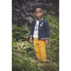 Gilet En Molleton Style Teddy à Badges Patchés Pour Bébé Garçon -Orchestra HLAMEM BLF 10 X