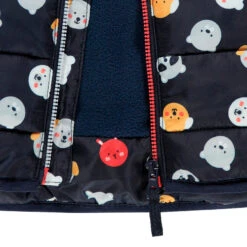 Doudoune Sans Manches Matelassée à Animaux Printés -Orchestra HLAMER BLF 3 X