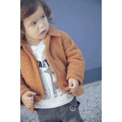 Veste En Fausse Fourrure à Poches Pour Bébé Garçon -Orchestra HLAMF0 MAR 10 X