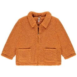 Veste En Fausse Fourrure à Poches Pour Bébé Garçon