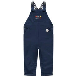 Salopette Longue En Coton Et Lin à Motifs Brodés