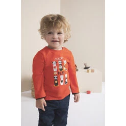 Pantalon En Coton Et Lin à Taille élastiquée Rayée -Orchestra HLAMF2 BLF 11 X