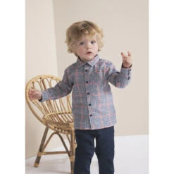 Pantalon En Coton Et Lin à Taille élastiquée Rayée -Orchestra HLAMF2 BLF 12 X