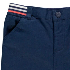 Pantalon En Coton Et Lin à Taille élastiquée Rayée -Orchestra HLAMF2 BLF 3 X