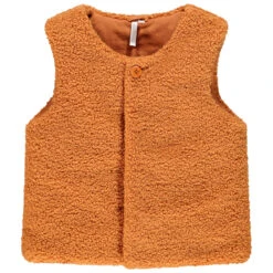 Gilet Sans Manches En Bouclette Pour Bébé Garçon