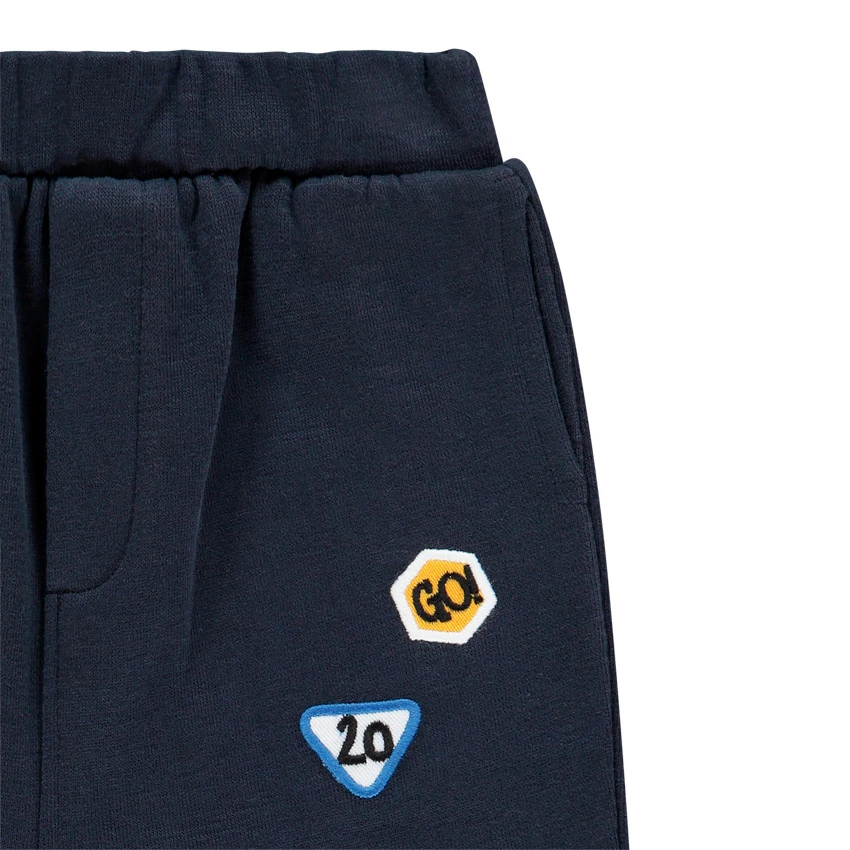 Jogging En Molleton Motif Scooter En Bouclette 4 Jogging En Molleton Motif Scooter En Bouclette â Image 4