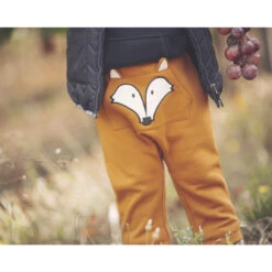 Pantalon De Jogging En Molleton à Poche Et Motif Renard -Orchestra HLAMFQ MAR 10 X