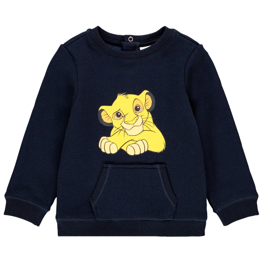 Sweat En Molleton Print Simba Roi Lion Disney Pour Bébé Garçon 1 Sweat En Molleton Print Simba Roi Lion Disney Pour Bébé Garçon