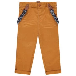 Pantalon En Toile à Bretelles Imprimées Amovibles