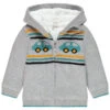 Gilet à Capuche En Tricot Doublé Sherpa Pour Bébé Garçon