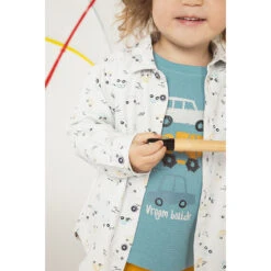 Chemise Manches Longues Imprimée Voitures Pour Bébé Garçon -Orchestra HLAMIA GRC 11 X