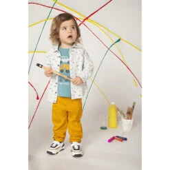 Chemise Manches Longues Imprimée Voitures Pour Bébé Garçon -Orchestra HLAMIA GRC 12 X