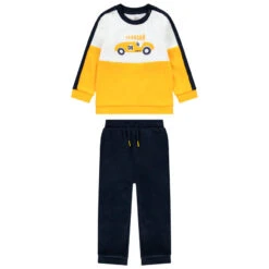 Jogging En Molleton Color Block Pour Bébé Garçon