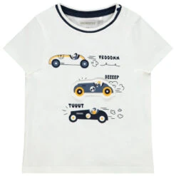 T-shirt Manches Courtes Print Voitures Pour Bébé Garçon