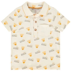 Polo Manches Courtes Motifs Girafe Pour Bébé Garçon