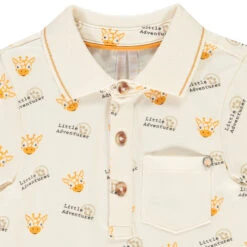 Polo Manches Courtes Motifs Girafe Pour Bébé Garçon -Orchestra HLAMIS ECR 3 X