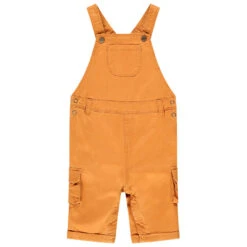 Salopette Jaune En Toile à Poches Pour Bébé Garçon
