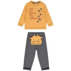 Jogging En Molleton Ludique Pour Bébé Garçon