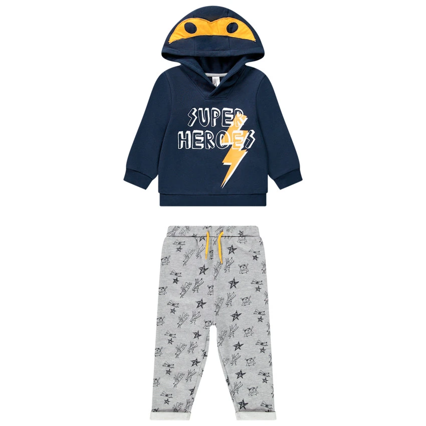 Ensemble De Jogging Sweat Et Pantalon Super Heroes Pour Bébé Garçon 1 Ensemble De Jogging Sweat Et Pantalon Super Heroes Pour Bébé Garçon