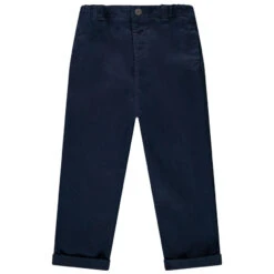 Pantalon En Coton Bleu Marine Pour Bébé Garçon
