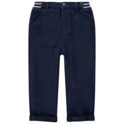 Pantalon Piqué Bleu Marine Pour Bébé Garçon