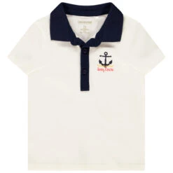 Polo Manches Courts à Col Contrasté Pour Bébé Garçon