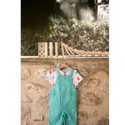 Salopette Courte Unie Pour Bébé Garçon -Orchestra HLAMK9 BLC 5 X