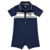 Combinaison Courte En Jersey Piqué Pour Bébé Garçon