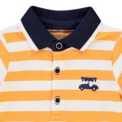 Polo Manches Longues à Rayures Pour Bébé -Orchestra HLAMKD ECR 3 X