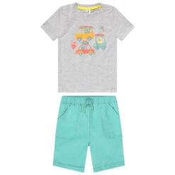 Ensemble T-shirt Et Bermuda Pour Bébé Garçon
