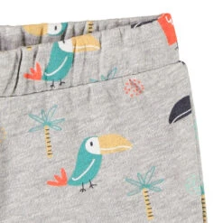 Ensemble De Plage T-shirt Et Short à Motifs Toucan/Palmier -Orchestra HLAMLB BLA 4 X