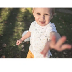 Chemise Manches Courtes Imprimé Dauphins/étoiles Pour Bébé Garçon -Orchestra HLAMLF BLA 4 X