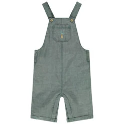 Salopette Courte Avec Broderie Palmier Pour Bébé Garçon