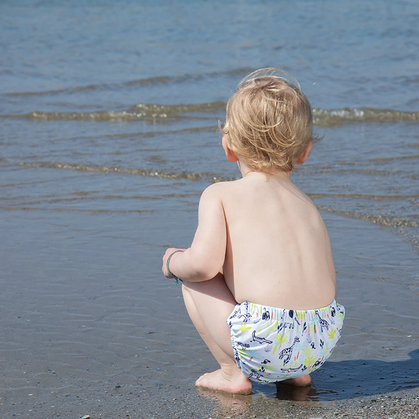 Slip De Bain Anti-UV Imprimé Animaux Pour Bébé Garçon 2 Slip De Bain Anti-UV Imprimé Animaux Pour Bébé Garçon – Image 2