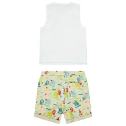 Ensemble De Plage Débardeur + Bermuda Pour Bébé Garçon -Orchestra HLAMMS VEC 2 X