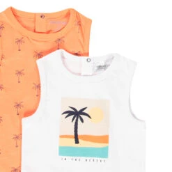 Lot De 5 Débardeurs Pour Bébé Garçon -Orchestra HLAMMV BLA 4 X