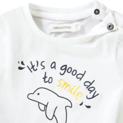 Ensemble De Plage T-shirt Brodrie Dauphin + Bermuda Pour Bébé Garçon 5 Ensemble De Plage T-shirt Brodrie Dauphin + Bermuda Pour Bébé Garçon -Orchestra HLAMN4 BLA 3 X