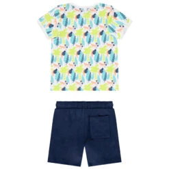 Ensemble De Plage T-shirt Et Bermuda Imprimé Savane Pour Bébé Garçon -Orchestra HLAMN6 BLF 2 X