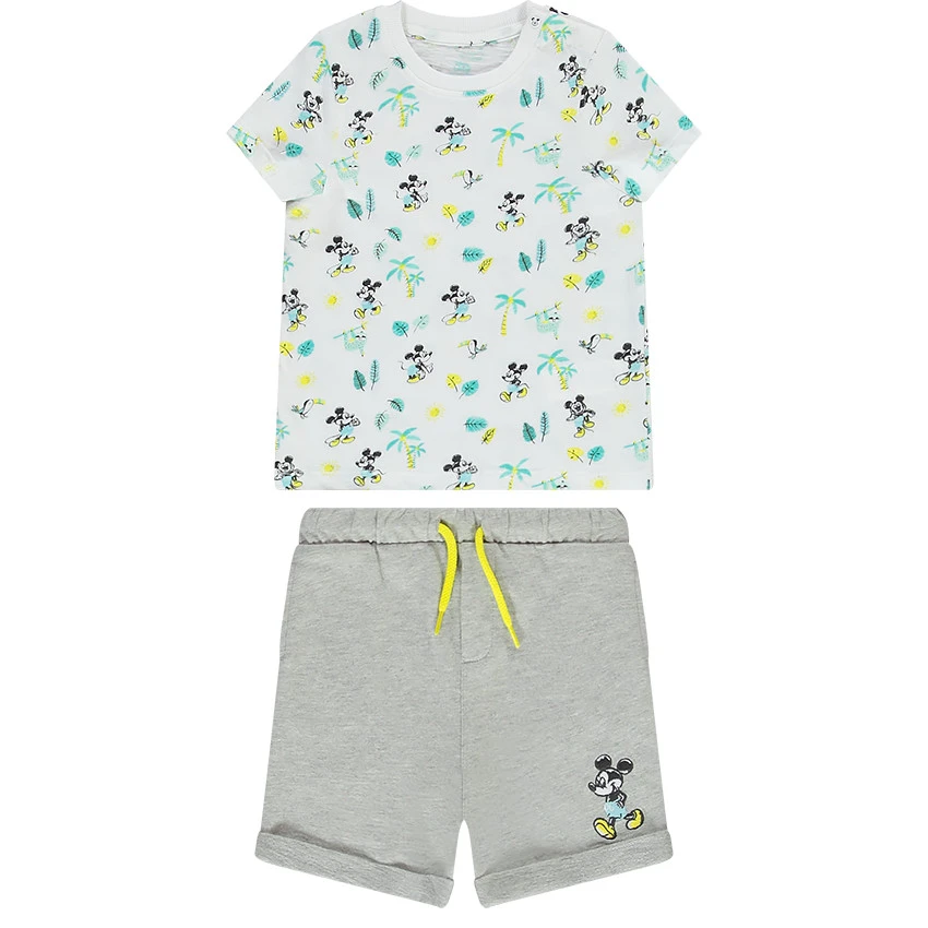 Ensemble De Plage T-shirt Et Bermuda Mickey Disney 3 Ensemble De Plage T-shirt Et Bermuda Mickey Disney â Image 3
