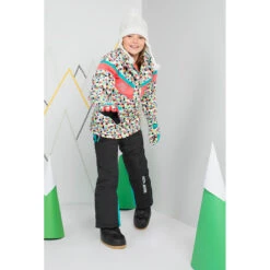 Junior - Pantalon De Ski à Poches Zippées Avec Empiècements Turquoise 10 Junior - Pantalon De Ski à Poches Zippées Avec Empiècements Turquoise -Orchestra HM9112 GRF 10 X