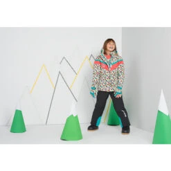 Junior - Pantalon De Ski à Poches Zippées Avec Empiècements Turquoise 11 Junior - Pantalon De Ski à Poches Zippées Avec Empiècements Turquoise -Orchestra HM9112 GRF 11 X