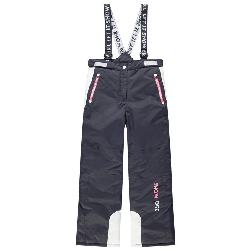 Junior - Pantalon De Ski Imperméable à Bretelles Et Poches Zippées 1 Junior - Pantalon De Ski Imperméable à Bretelles Et Poches Zippées