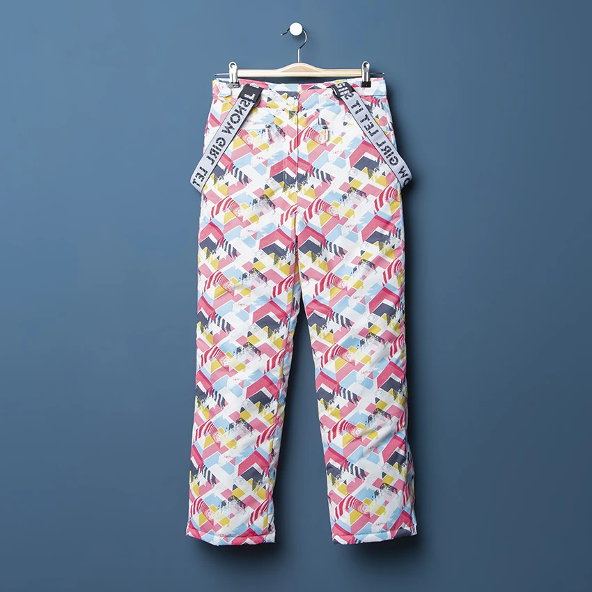 Junior - Pantalon De Ski Imperméable à Bretelles Imprimé All-over 5 Junior - Pantalon De Ski Imperméable à Bretelles Imprimé All-over – Image 5
