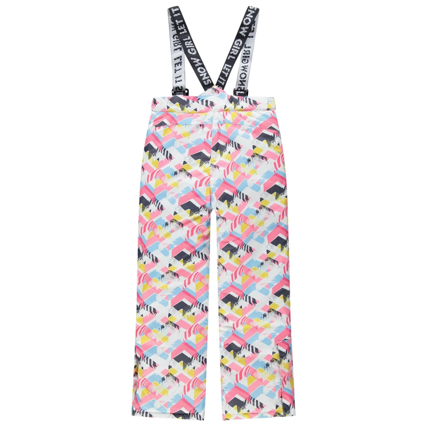 Junior - Pantalon De Ski Imperméable à Bretelles Imprimé All-over 2 Junior - Pantalon De Ski Imperméable à Bretelles Imprimé All-over – Image 2